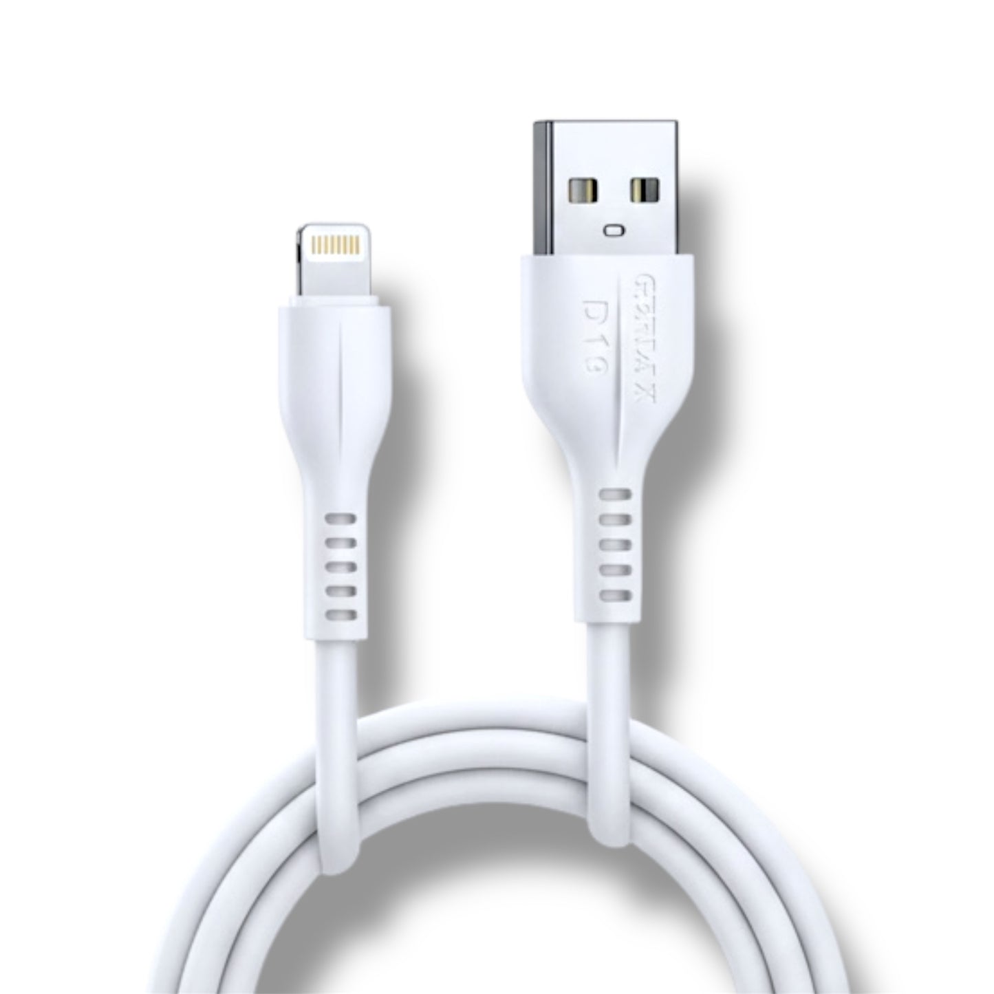 CABLE USB-A A LIGHTNING 9A 1M - GERLAX D19L
