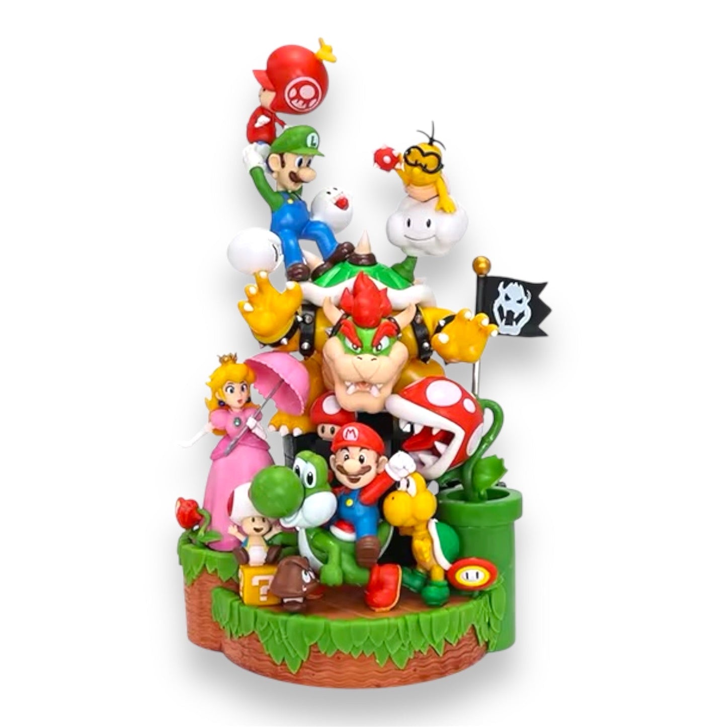 FIGURA ARMABLE DE LA COLECCIÓN DE MARIO BROS CON TODOS LOS PERSONAJES