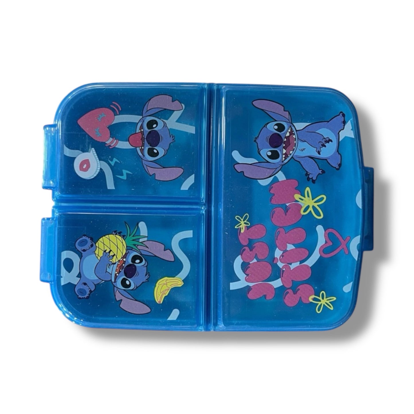 SANDWICHERA PLÁSTICA CON DISEÑO DE STITCH PARA NIÑ@S