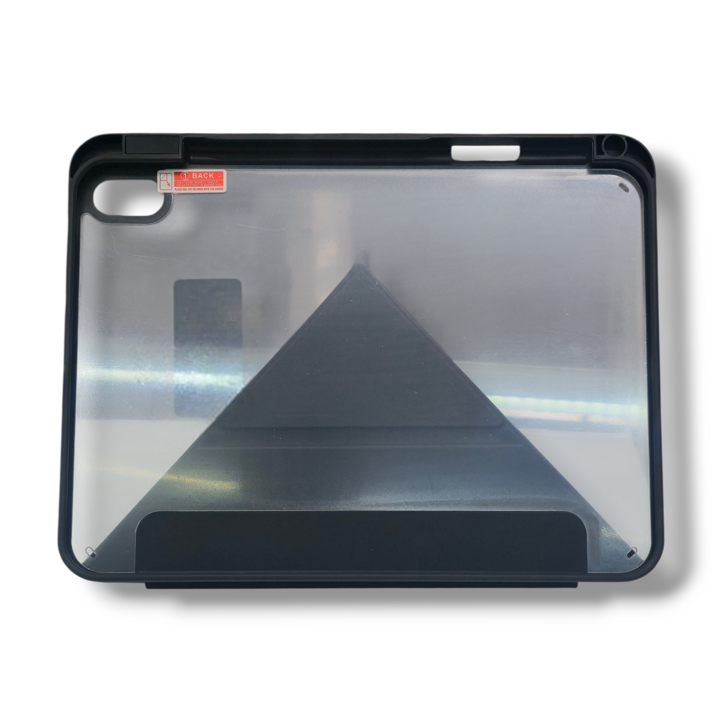 IPAD A16 11" PULGADAS / IPAD 10ma GENERACION / IPAD 10,9" PULGADAS 2022 - ESTUCHE DE AGENDA NEGRO / TRASPARENTE