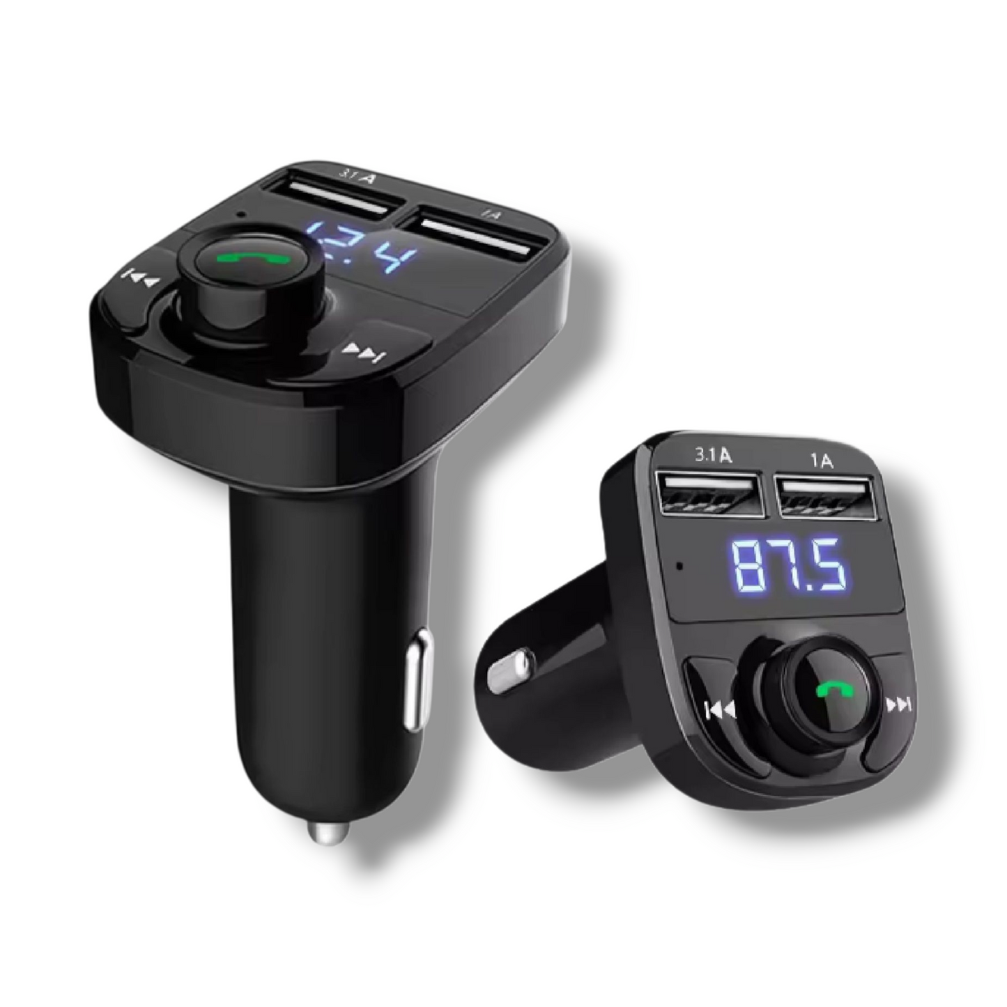 CARGADOR Y ADAPTADOR BLUETOOTH PARA CARRO - X8