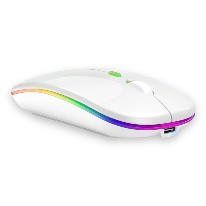 MOUSE INALÁMBRICO 2.4 GHz + BLUETOOTH RECARGABLE - JEQANG JW-AP01