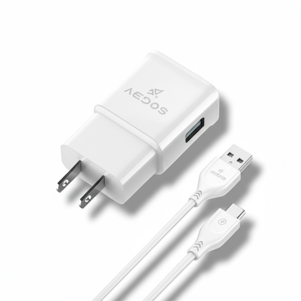 CARGADOR USB-C CON CABLE - AEDOS AD-04 C
