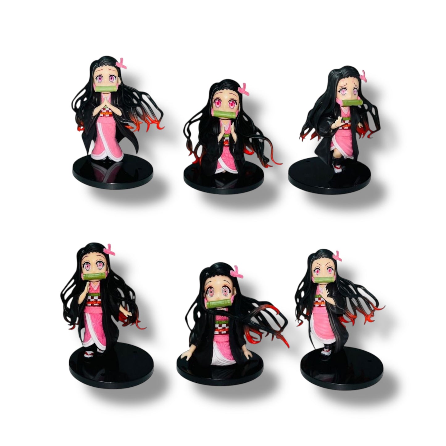 FIGURAS DE NEZUKO DE KIMETSU NO YAIBA - DIFERENTES DISEÑOS - 1 UNIDAD