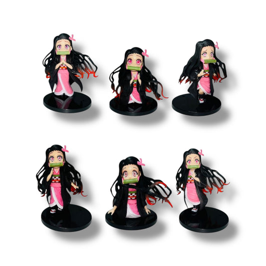 FIGURAS DE NEZUKO DE KIMETSU NO YAIBA - DIFERENTES DISEÑOS - 1 UNIDAD
