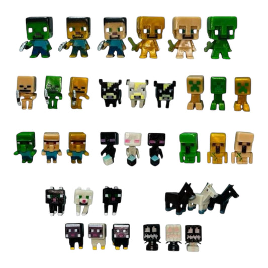 FIGURAS DE MINECRAFT - DIFERENTES DISEÑOS - PRECIO POR 5 UNIDADES