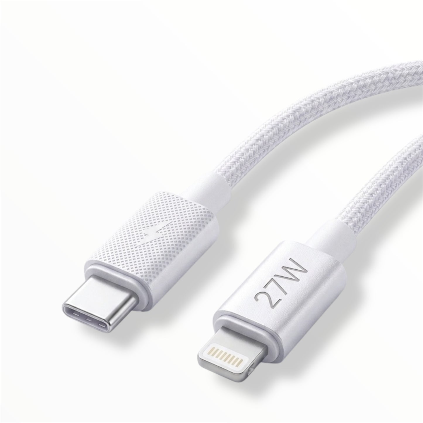 CABLE CARGA RÁPIDA USB-C A  LIGHTNING 27W
