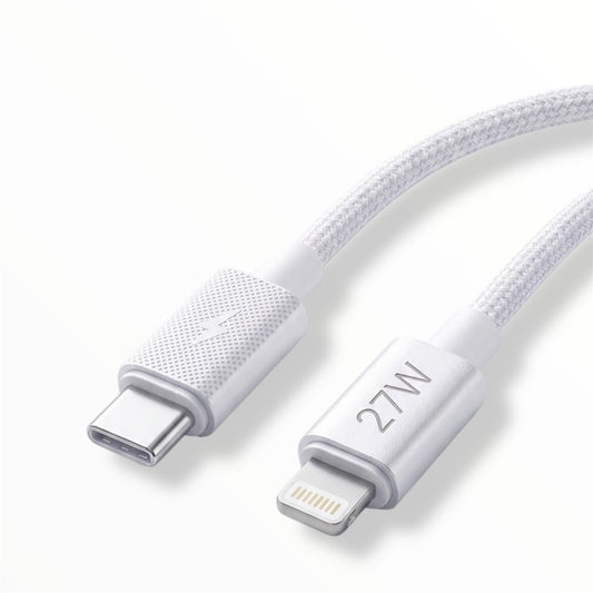 CABLE CARGA RÁPIDA USB-C A  LIGHTNING 27W