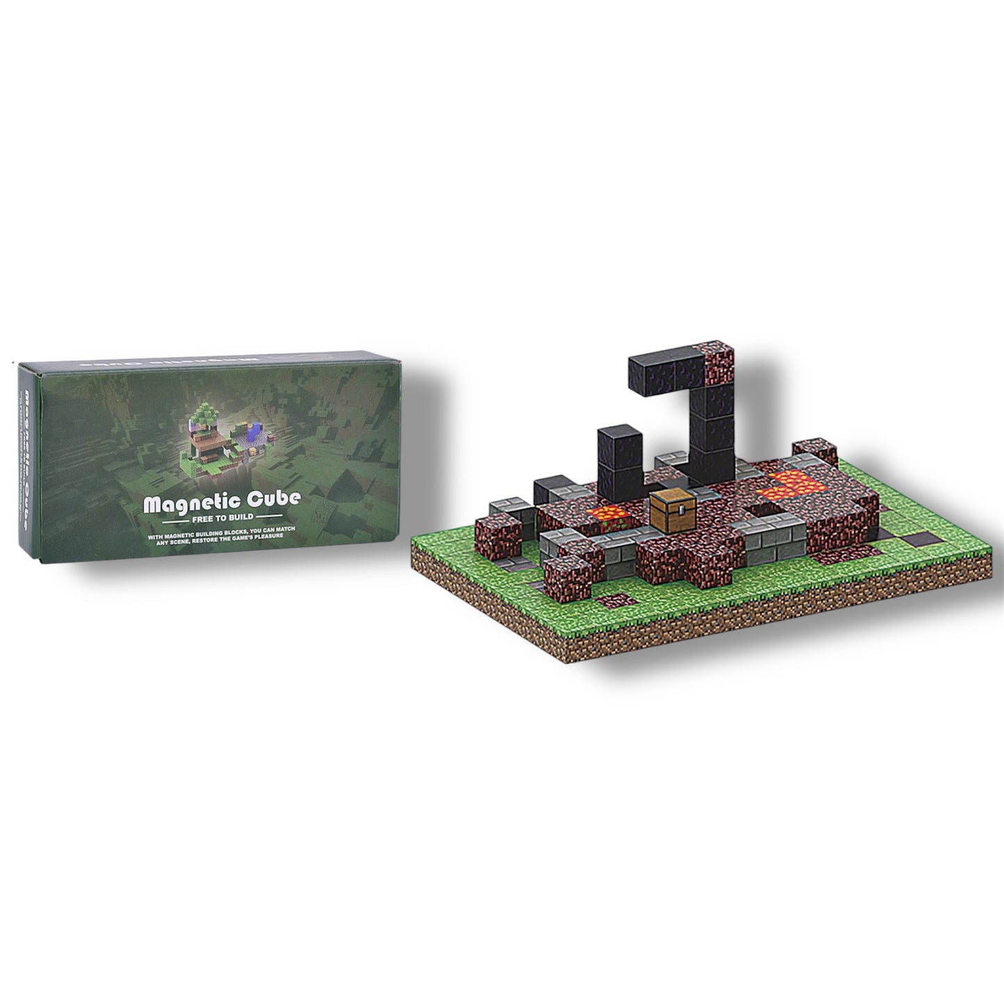 ROMPECABEZAS DE CUBOS MAGNÉTICOS DE MINECRAFT - H055