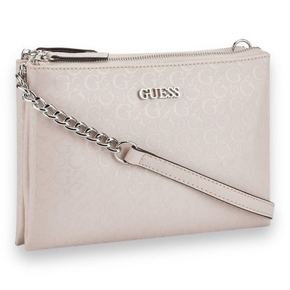 BOLSA GUESS FACTORY ESTILO CROSSBODY EN COLOR ROSA - ORIGINAL - MODELO Sa87976-Ros