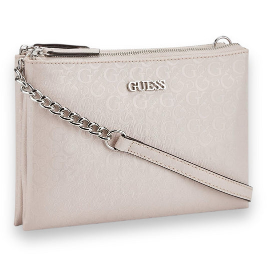 BOLSA GUESS FACTORY ESTILO CROSSBODY EN COLOR ROSA - ORIGINAL - MODELO Sa87976-Ros