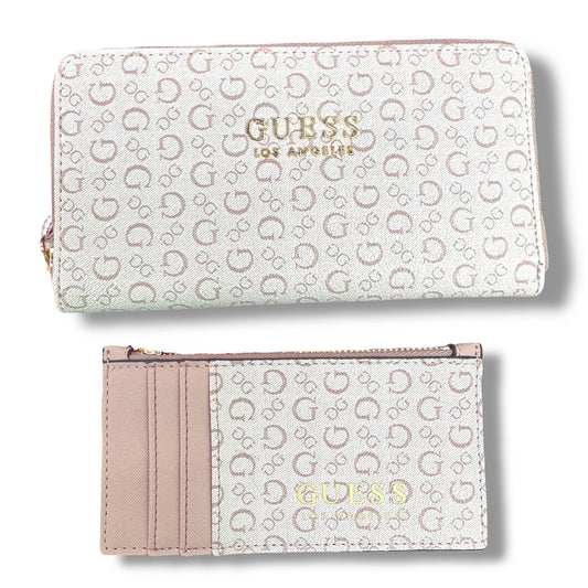 SET GUESS + BILLETERA + TARJETERA - ROSA