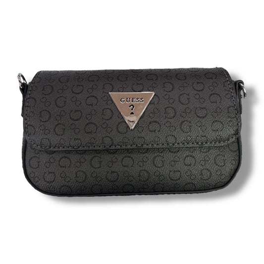 BOLSO CON CORREA GUEES - CARBÓN
