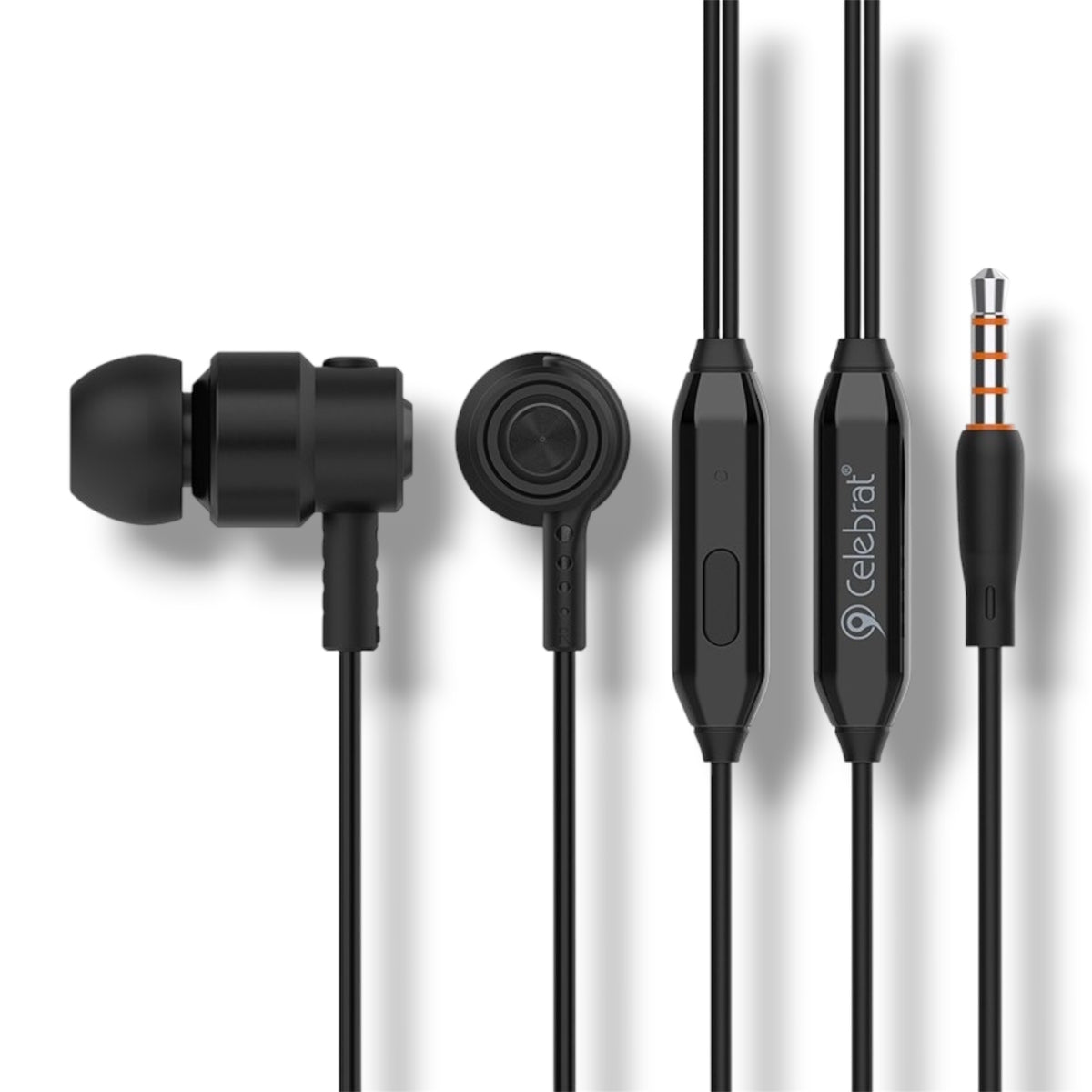 AUDÍFONOS 3,5 mm 1M - CELEBRAT V1 - COLORES VARIOS
