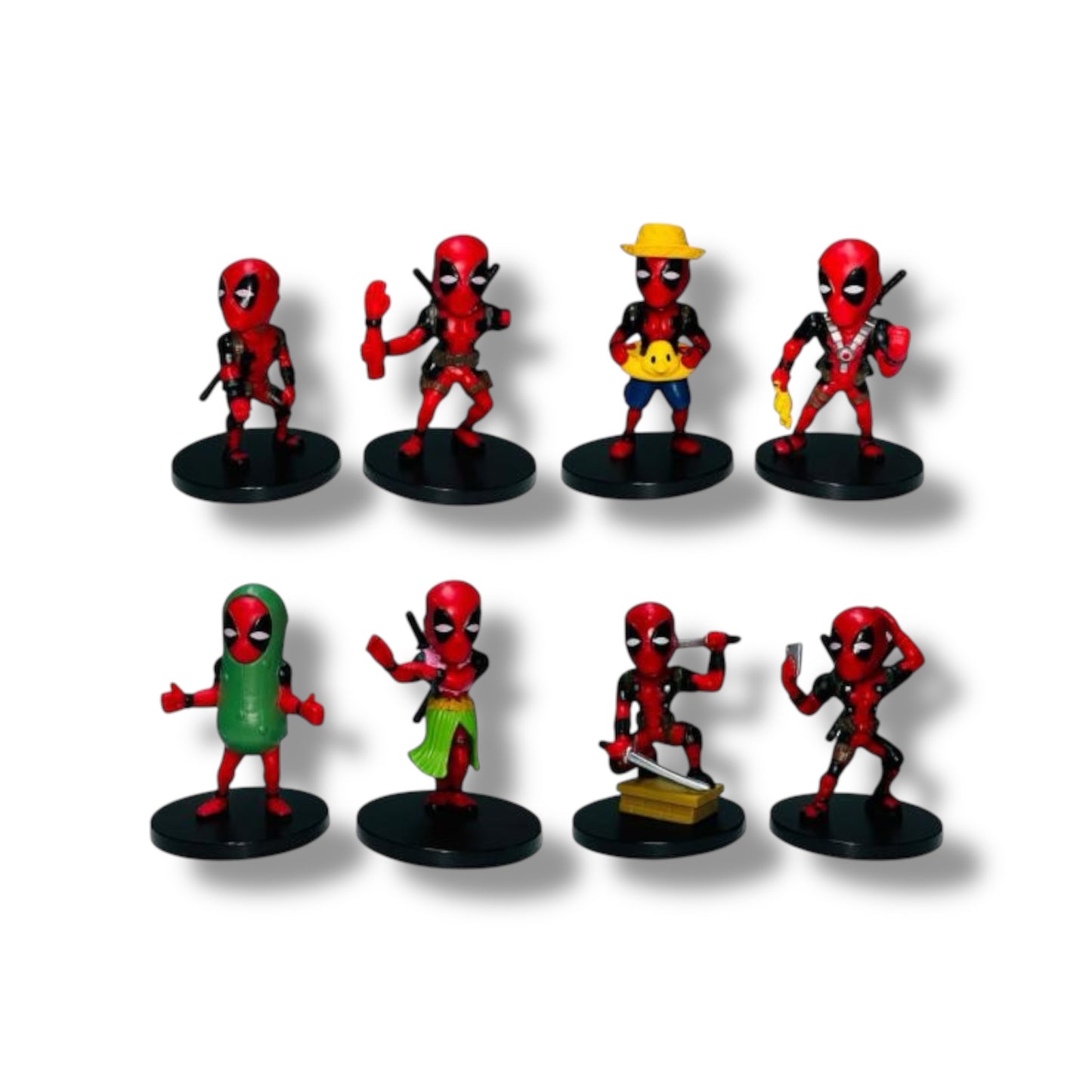 FIGURA DE DEADPOOL DE 8 CM - DIFERENTES DISEÑOS - 1 UNIDAD