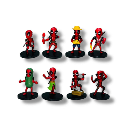 FIGURA DE DEADPOOL DE 8 CM - DIFERENTES DISEÑOS - 1 UNIDAD
