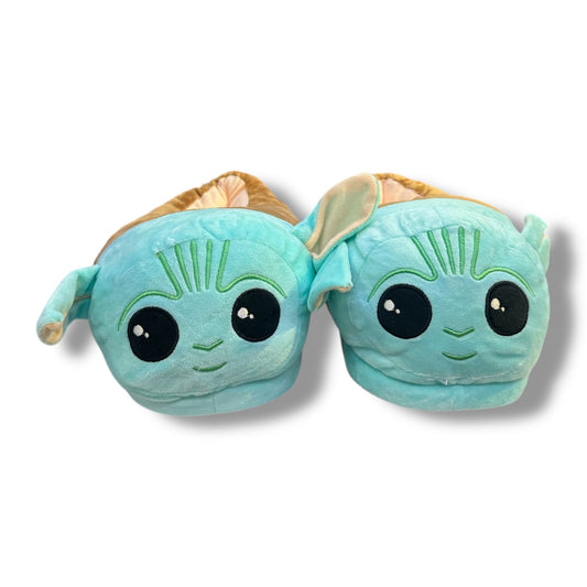 PANTUFLAS CON DISEÑO DE BABY YODA - TALLA 35 - 40