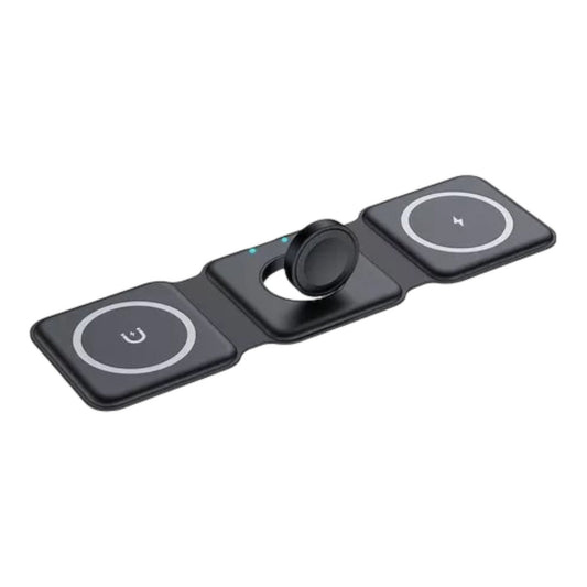 CARGADOR INALÁMBRICO 3 EN 1, COMPATIBLE CON IPHONE / AIRPODS / APPLE WATCH