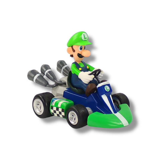 CARROS PLÁSTICOS DE LA COLECCIÓN DE MARIO BROS - DIFERENTES PERSONAJES - 1 UNIDAD