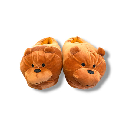 PANTUFLAS EN FORMA DE OSO TALLA 24 - 30