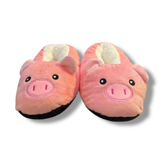 PANTUFLAS EN FORMA DE CERDITO - TALLA 35 - 40