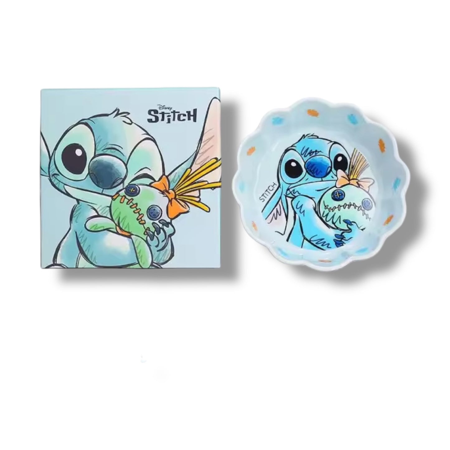 SET DE CERÁMICA CON DISEÑO DE STITCH