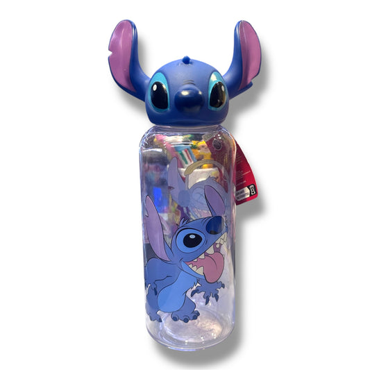 BOTELLA PLÁSTICA CON DISEÑO DE STITCH PARA NIÑ@S