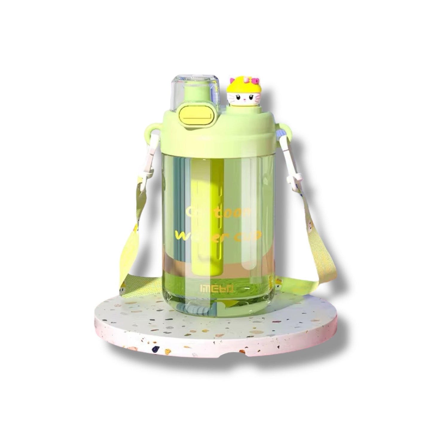 BOTELLA PLÁSTICA CON DISEÑO DE HELLO KITTY PARA NIÑAS