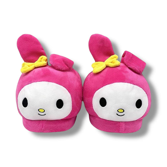 PANTUFLAS CON DISEÑO DE MY MELODY - TALLA 35 - 40