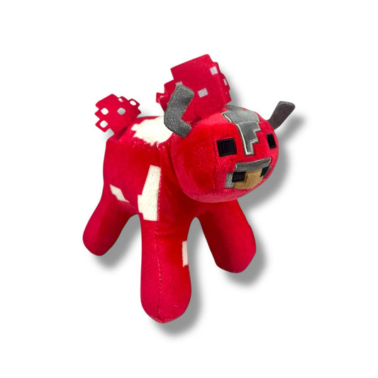 PELUCHE DE VACA MOOSHROOM DE MINECRAFT DE 15 CM APROX