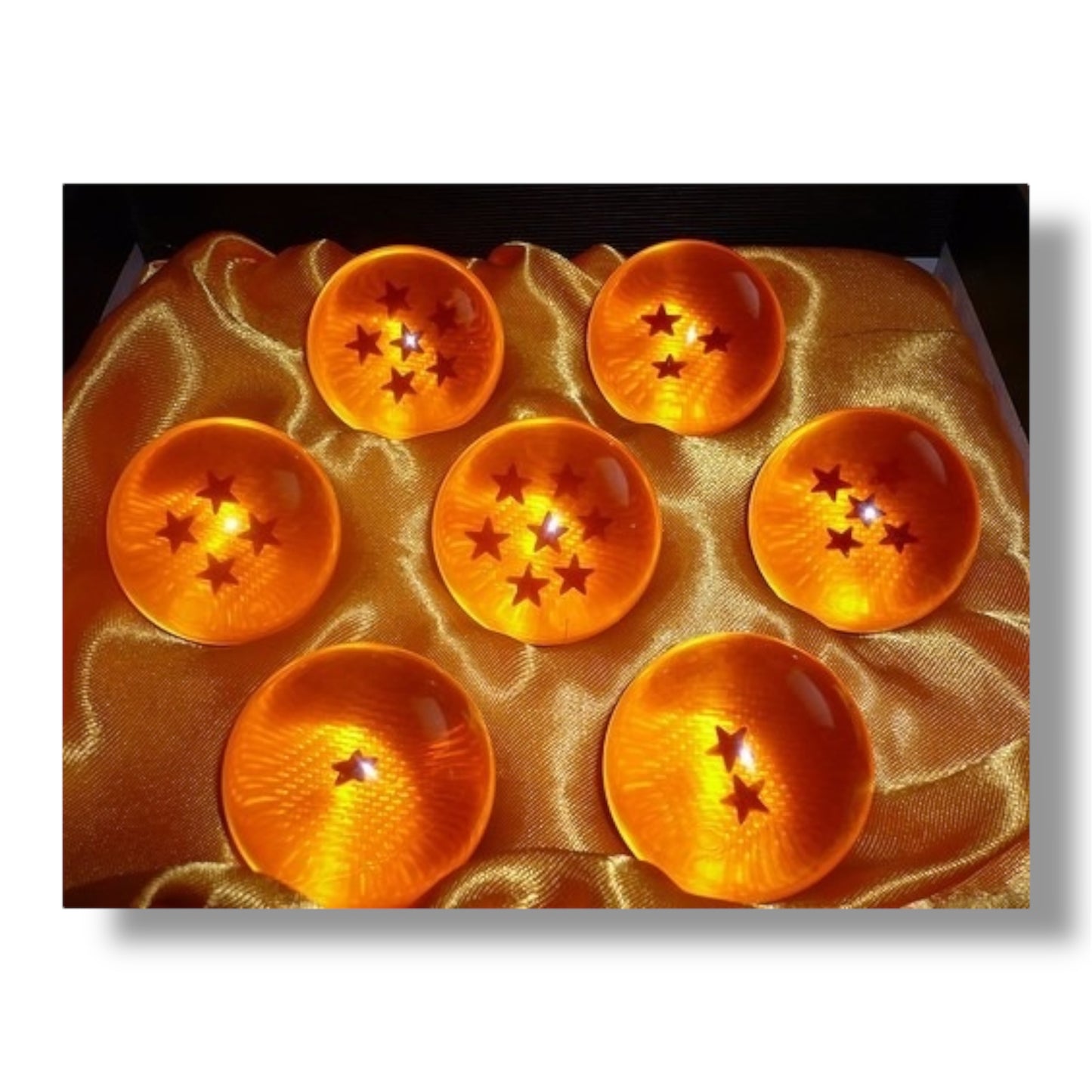 SET DE ESFERAS DEL DRAGON NARANJA - DRAGON BALL