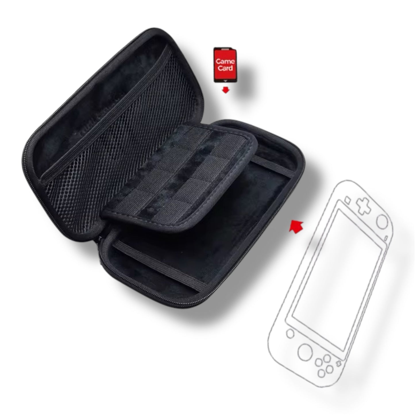 BOLSO PARA NINTENDO SWITCH LITE - ROJO