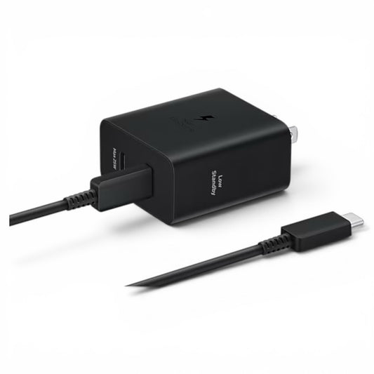 ADAPTADOR DE CORRIENTE SAMSUNG DUO DE 50W TIPO C/ TIPO C (1.8 M)