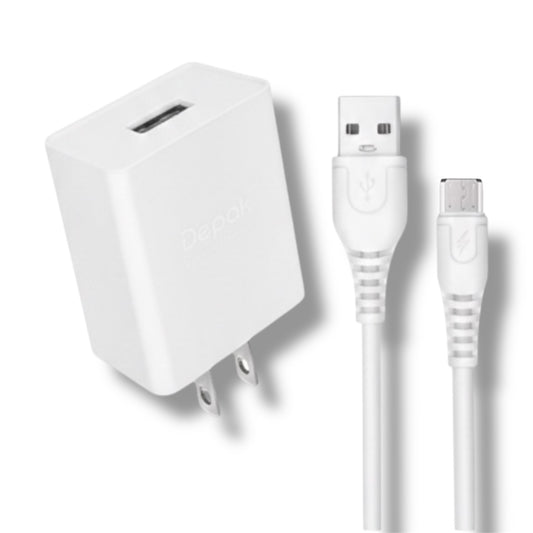 CARGADOR 3.5A USB-A CON CABLE MICRO-USB - DH-G100