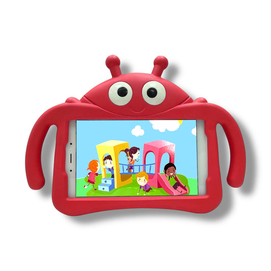 SAMSUNG GALAXY TAB 3 10,1" / TAB 4 10,1" / ESTUCHE DE TABLET EN FORMA DE CANGREJO PARA NIÑOS