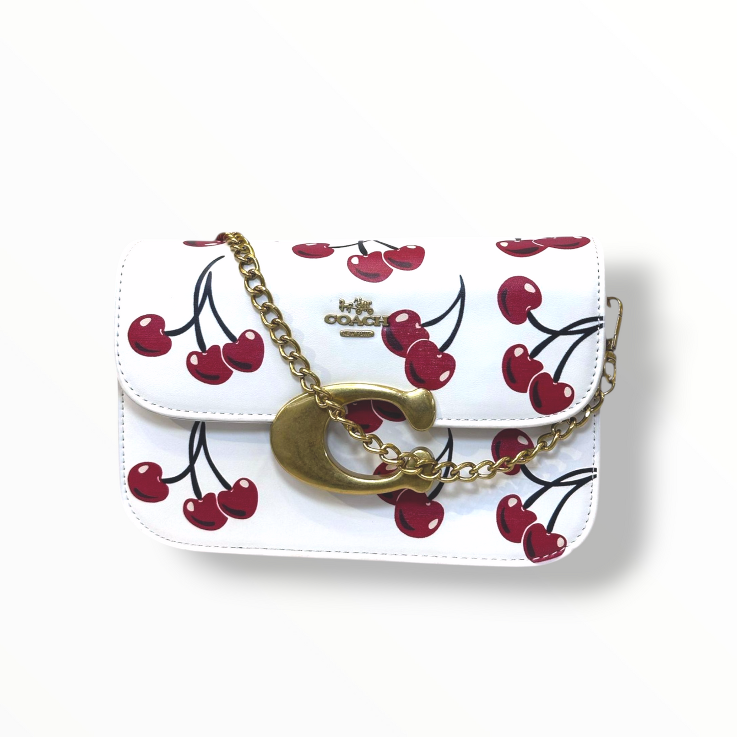 BOLSO ESTILO COACH - DISEÑO DE CEREZAS