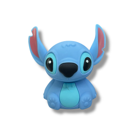 LÁMPARA DE SILICONE CON DISEÑO DE STITCH DE 18 CM APROX