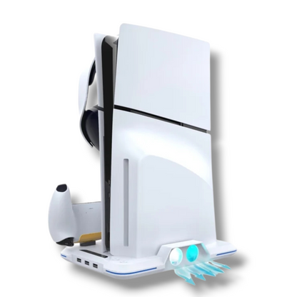 SOPORTE Y CARGADOR VERTICAL PARA PLAYSTATION 5 SLIM - IPEGA PG-P5S020W