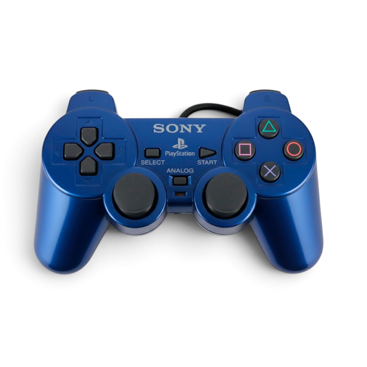 MANDO DUALSHOCK 2 GENÉRICO PS2 - AZUL MARINO
