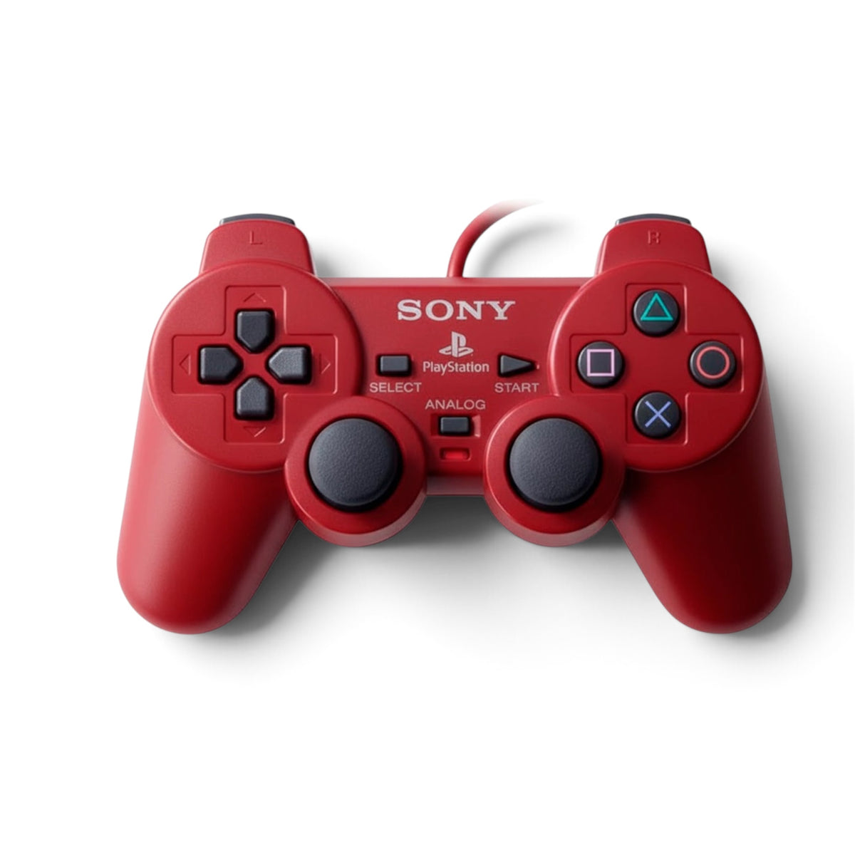 MANDO DUALSHOCK 2 GENÉRICO PS2 - ROJO