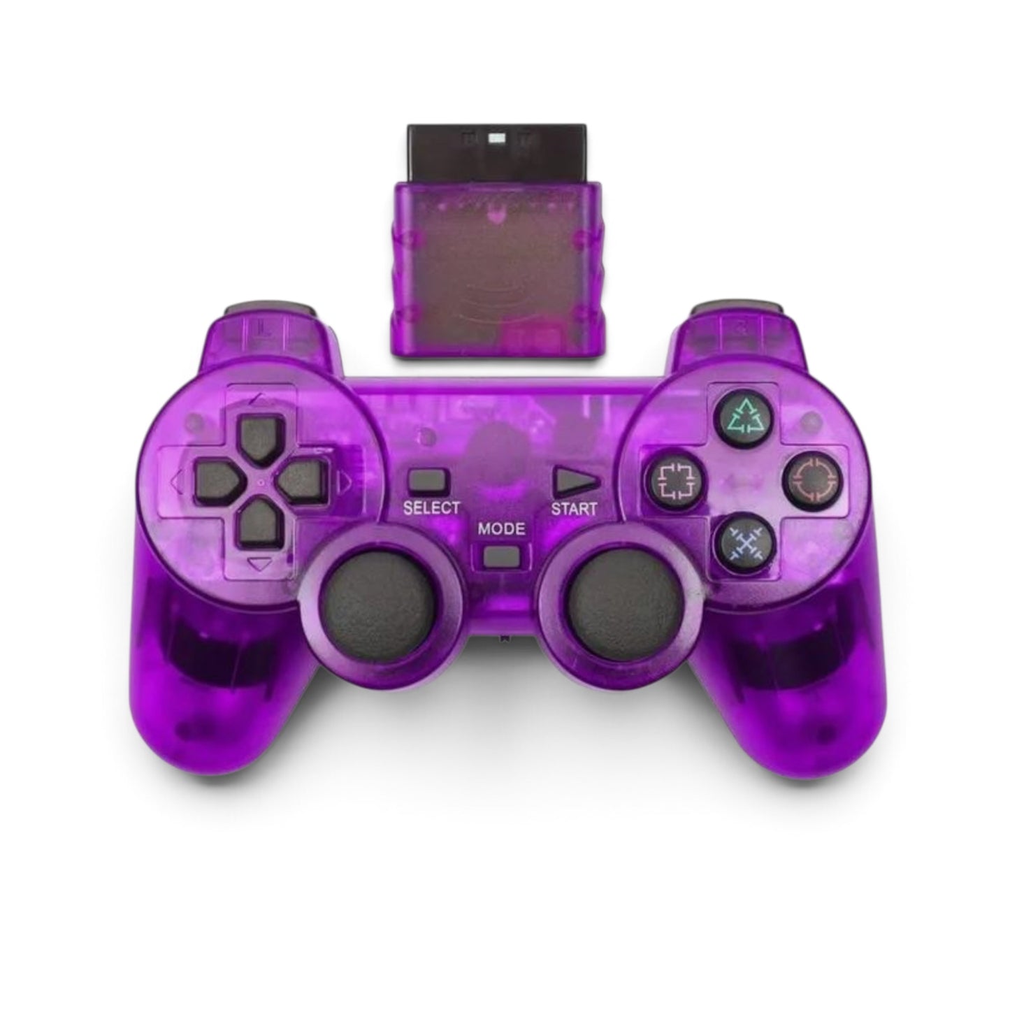 MANDO DUALSHOCK 2 GENÉRICO PS2 INALÁMBRICO - MORADO