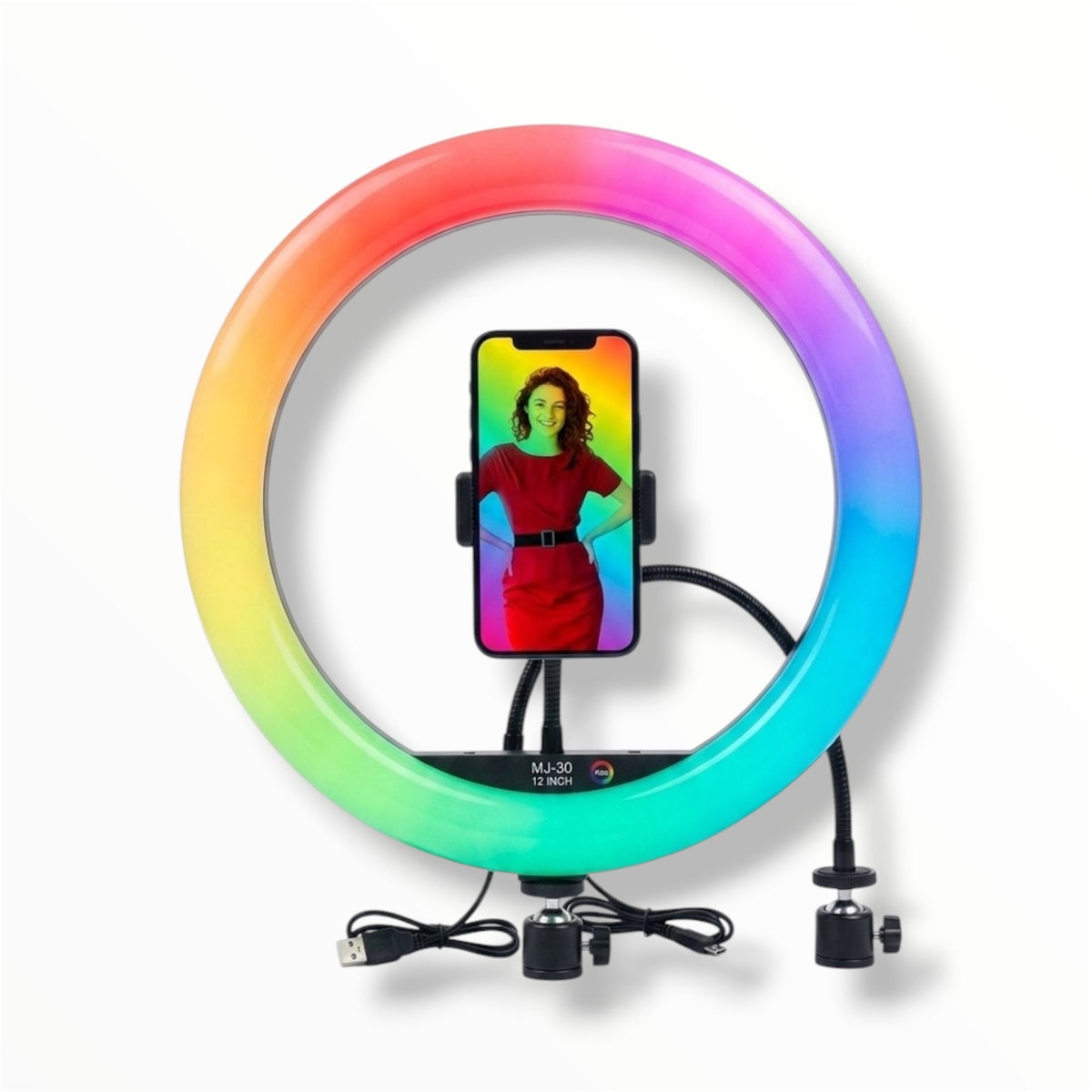 ARO DE LUZ RGB LED 30CM - MJ30