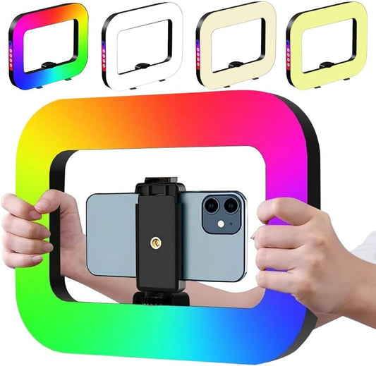 SOPORTE DE VIDEO PARA TELÉFONO , LUZ LED DE MANO