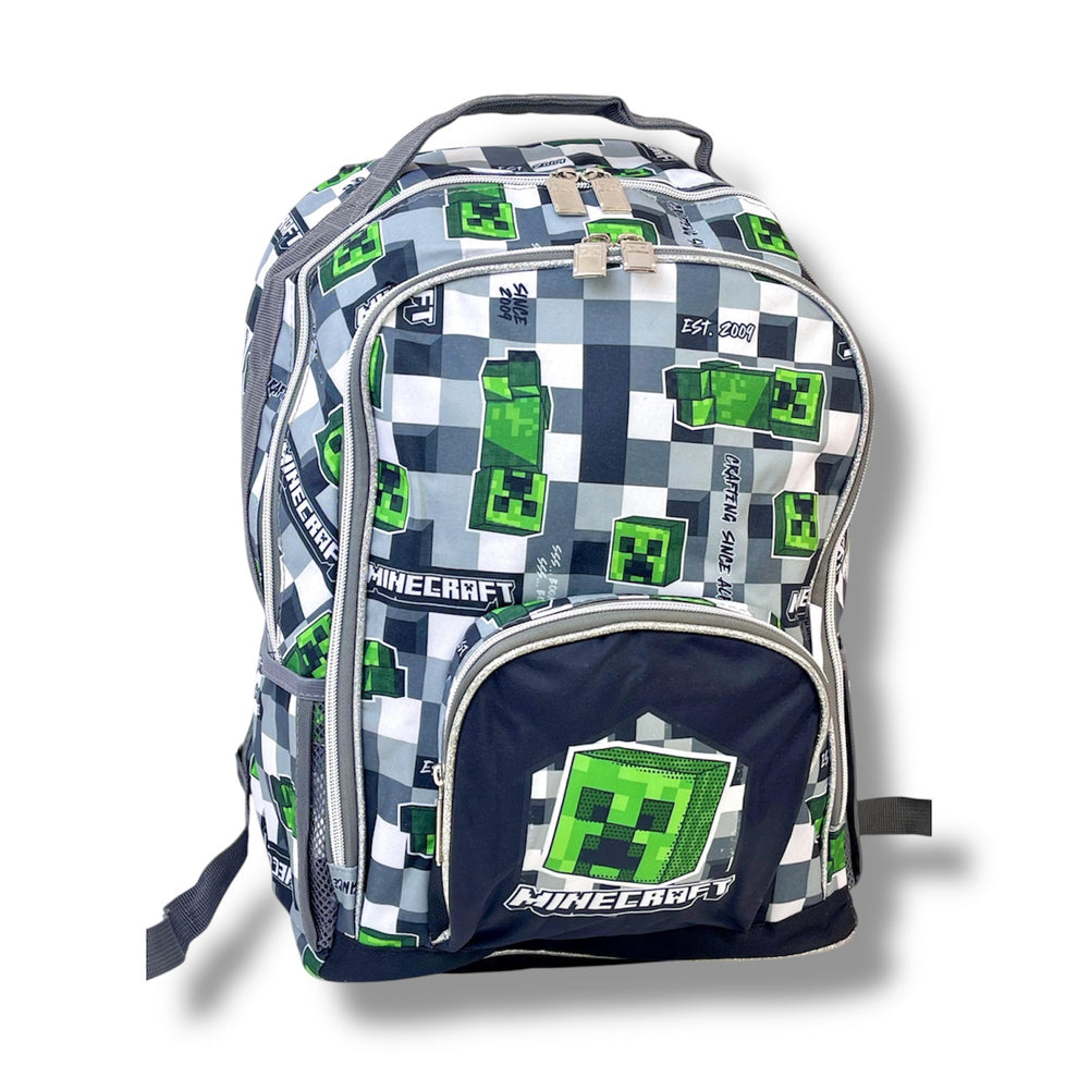 BOLSO CON DISEÑO DE CREEPER DE MINECRAFT PARA NIÑOS