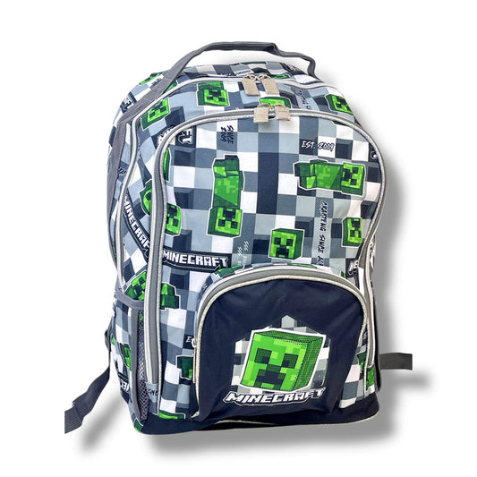 BOLSO CON DISEÑO DE CREEPER DE MINECRAFT PARA NIÑOS