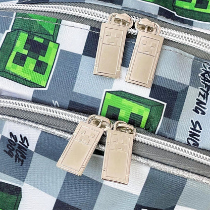 BOLSO CON DISEÑO DE CREEPER DE MINECRAFT PARA NIÑOS