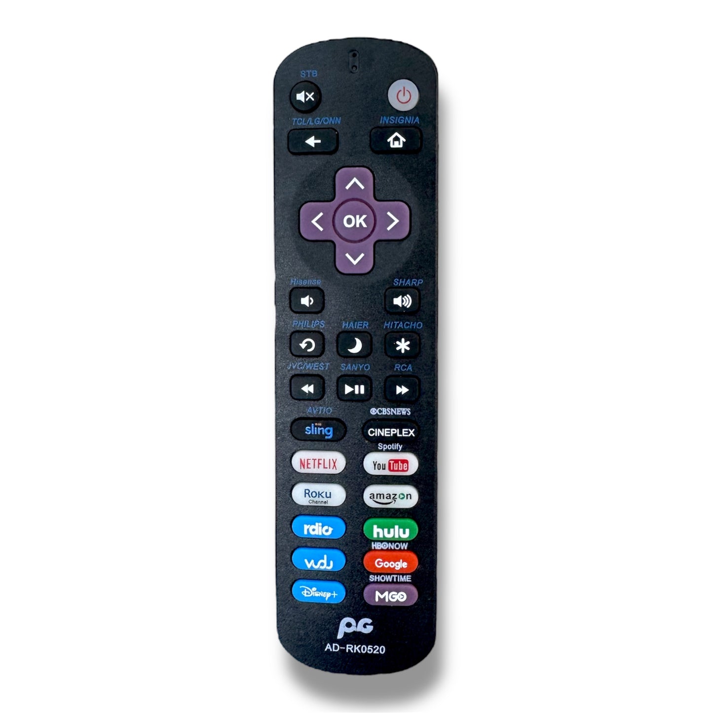 CONTROL REMOTO UNIVERSAL PARA ROKU - AD-RK0520