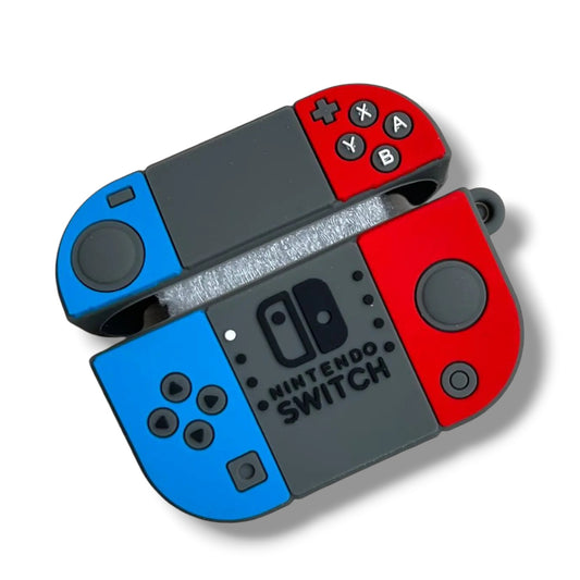 AIRPODS 4ª GENERACIÓN - ESTUCHE DE SILICONE CON DISEÑO DE NINTENDO SWITCH