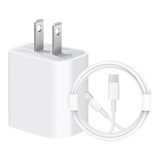 CARGADOR 25W USB-C a LIGHTNING CON CABLE IPHONE 13 - 14 PRO MAX