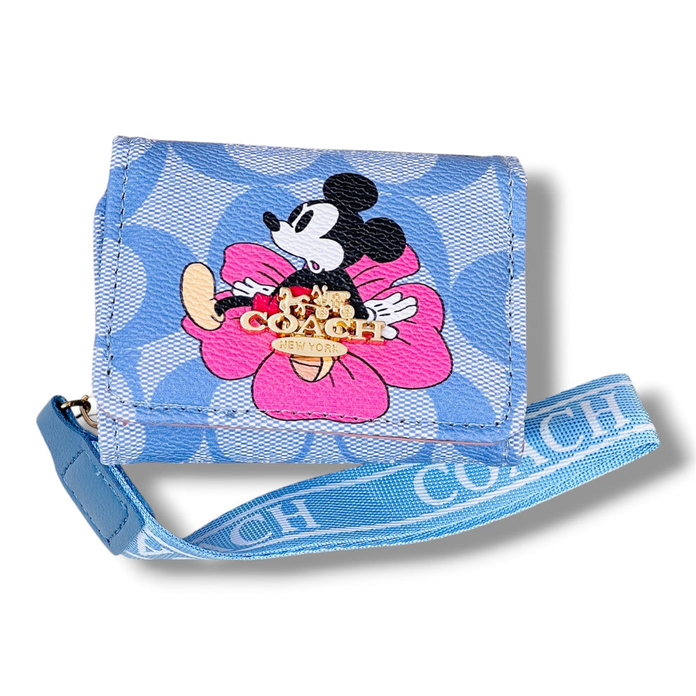 BILLETERA + MONEDERO CON DISEÑO DE MICKEY MOUSE